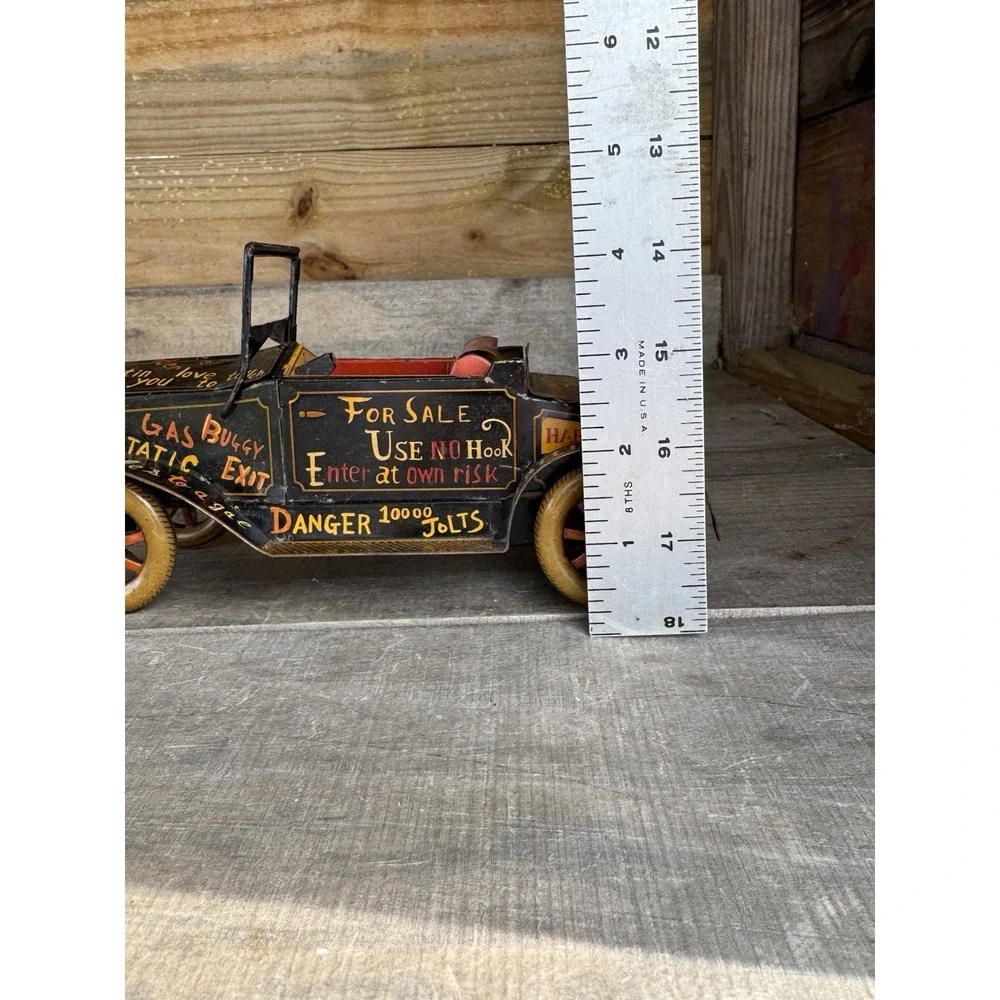 Vintage Very RARE Japan Metal Tin LINE MAR‎ toys Automobile Car 0-14009